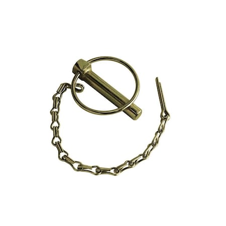 Heritage Industrial Lynch Pin, 7/16"x1-11/32", Chn and Cuttr LPC-437-1343A